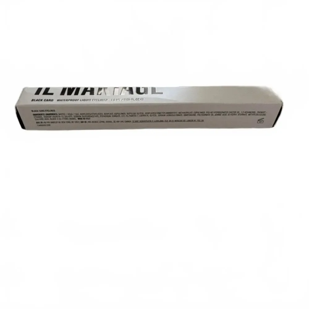 Il Makiage Black Card Waterproof Liquid Eyeliner, Black, 0.05 Fl Oz